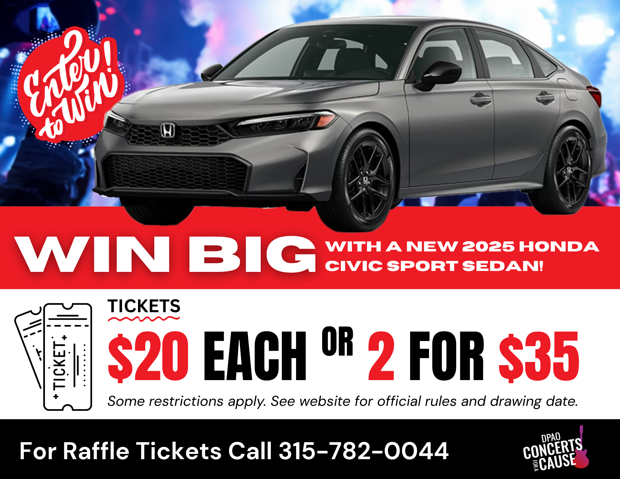 DPAO 2025 Grey Civic Giveaway (11in x 8.5in)